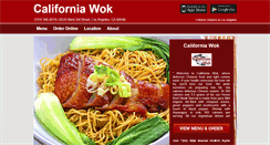 Desktop Screenshot of californiawoktogo.com